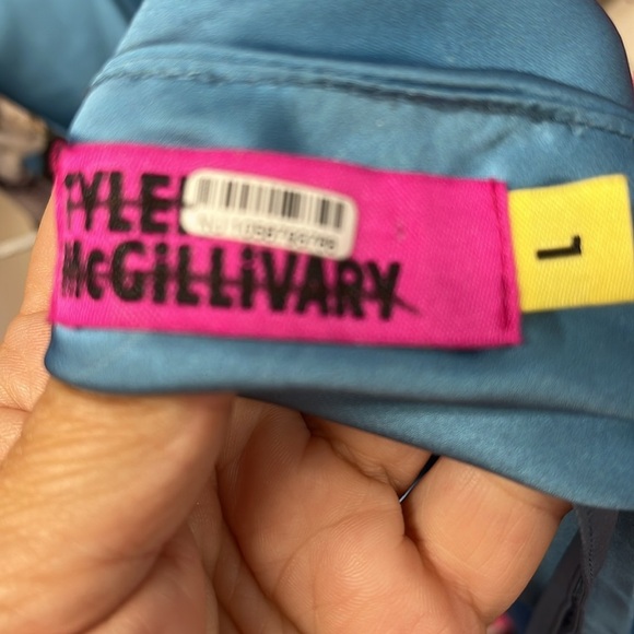 Tyler Mcgillivary size large  Blue Slip Dress with Horse Print - Picture 7 of 7